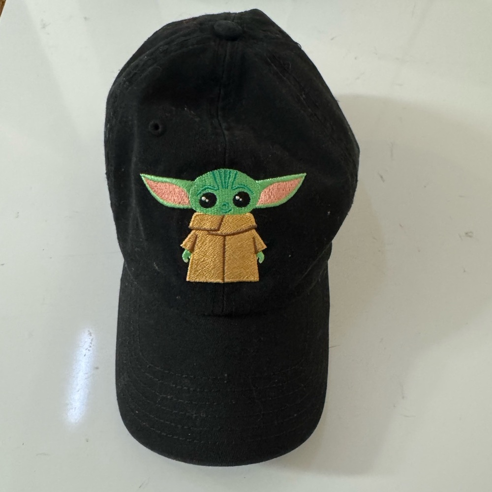 Star Wars Unisex Black Cap with Grogu The Child